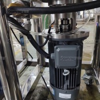 Machine d'émulsifiant d'homogénéisation sous vide 100L pour crème de lotion liquide, réservoir de mélange en acier inoxydable avec système de chauffage et de refroidissement
