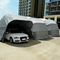 Auvent de voiture pliable et rétractable, moderne, simple, imperméable, en acier inoxydable, manuel, mobile, pour garage