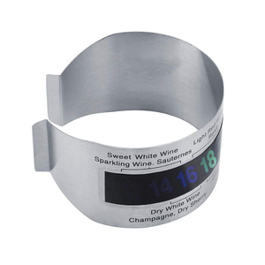 Rango medible Celsius grados 4 ~ 24 pulsera estilo vino cerveza botella termómetro <span class=keywords><strong>termógrafo</strong></span> para cerveza Almacenamiento y bebida - Product Image 4