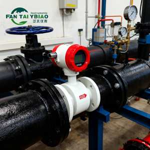 Misuratore di portata elettromagnetico ad alta precisione in acciaio inossidabile 0.<span class=keywords><strong>2</strong></span>% / 0.5% Ip68 con flangia - Product Image 2