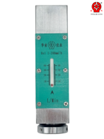 Medidor de Flujo de Área Variable en Línea GFW-15M de Doble Rango 2-10 4-20 L/min para Aceite Hidráulico Industrial 100 Bar Visual OEM Latón Cromado