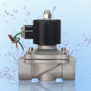 Vente en gros 2/2 voies 1/2 pouces <span class=keywords><strong>air</strong></span>/eau 24V électrovanne en acier inoxydable - Product Image 2