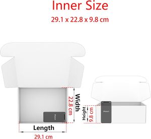 Custom logo Cosmetic Corrugated Luxury Gift Apparel <b>Box</b> With Packaging Mailer <b>Shipping</b> Paper <b>Box</b> for Clothes and Dresses - Product Image 2