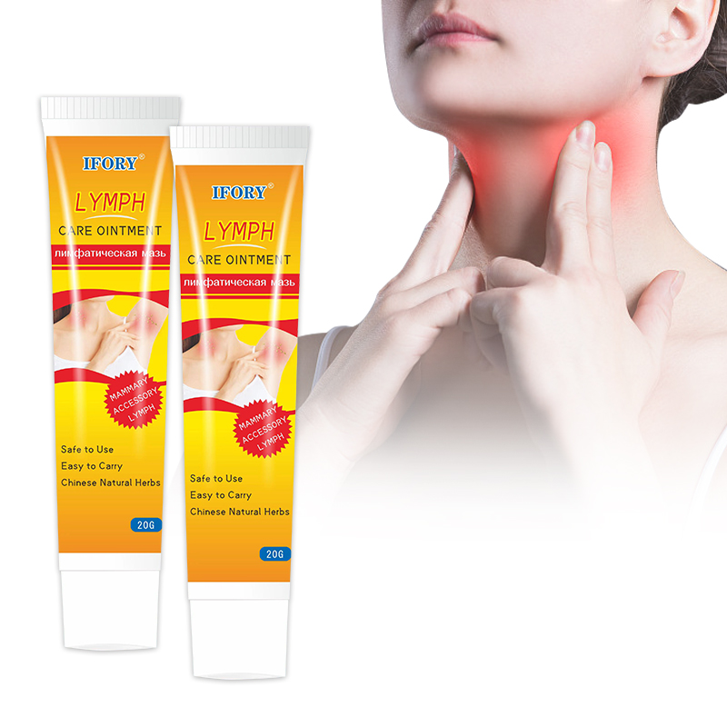 Hot Selling Lymph Care Detox Ointment Chinese Traditional Herbal Natural Skin Care Fast Penetration Lymphatic Ointment