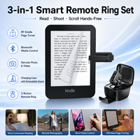 Télécommande sans fil pour tourner les pages, compatible avec Kindle Paperwhite Oasis, anneau Bluetooth, compatible avec iPad, tablette, téléphone