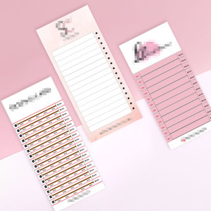 Tarjeta de Soporte para Extensiones de Pestañas de 9 mm, 0.15D, Longitud 10 mm, Uso Profesional, con Diseño de Logotipo - Product Image 3