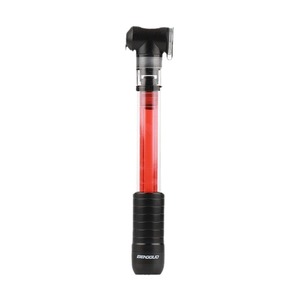 Pompe à vélo Yueli, mini pompe portable avec lumière rouge pour vélos de montagne et de route, fonctionnement manuel léger - Product Image 3