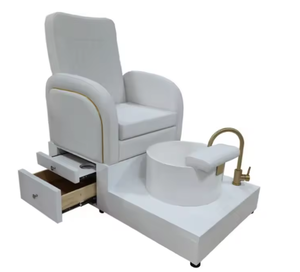 Silla de Pedicura Eléctrica Moderna Negra para Salón de Belleza, Equipo de Lujo para Salón de Uñas 2024, Cuidado de Pies y Manicura - Product Image 2