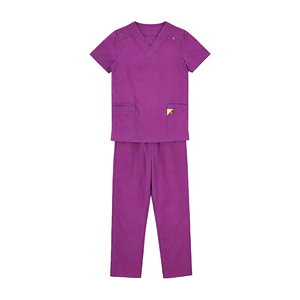 OEM ODM Customized Women's Short Sleeve <b>Scrub</b> <b>Set</b> Nurse Uniform <b>Sets</b> - Product Image 1
