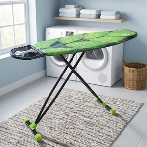 Ellipse Life Foldable <b>Iron</b> Adjustable Portable Modern Design Ironing Board Durable Fabric Cover Adjustable Height Standing Type - Product Image 2