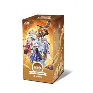 Vente en gros de cartes Flash Soul <span class=keywords><strong>Genshin</strong></span> Impact Seven Saints Summon <span class=keywords><strong>TCG</strong></span> originales, jeu de cartes à échanger, jeu de société, Phase 1, pré-pack de cartes - Product Image 2
