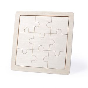 Eco-Friendly Customized Logo Wooden <b>Game</b> Puzzle Set 9 Pieces Kids Adults 4-Color Printing for Education Welcoming <b>Gifts</b> - Product Image 2