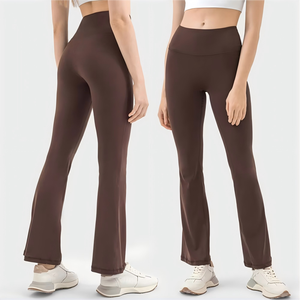 Pantalones de yoga transpirables con cintura alta y control de abdomen, sin costuras, para mujer, ideales para entrenamiento, desde nuestro almacén en EE. UU. - Product Image 3