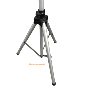 K-306-1 Adjustable Heavy Duty Anodized Anti-Corrosion Tripod <b>Speaker</b> <b>Stand</b> with 50kg Capacity and 106-183cm Height Adjustment - Product Image 4