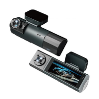 Enregistreur vidéo DVR de voiture avant et arrière 3.18 P de 1080 pouces avec double objectif en aluminium grand Angle 24H surveillance du stationnement caméra de tableau de bord de voiture