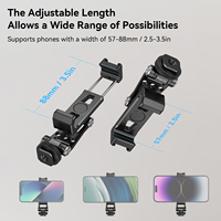 Untuk Smalrig 4382 Cold Shoe Phone Support untuk RS 3/RS 3 Pro/RS 3 Mini/RS 4/RS 4 Pro Aluminium