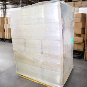 Rouleau <span class=keywords><strong>de</strong></span> Film étirable PE haute brillance faible quantité minimale <span class=keywords><strong>de</strong></span> commande en <span class=keywords><strong>plastique</strong></span> <span class=keywords><strong>de</strong></span> <span class=keywords><strong>protection</strong></span> souple emballé à la main utilisation palette logistique Wrap Jumbo Roll - Product Image 6