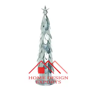 Large Tall Iron Wrought Ornaments Christmas Tree