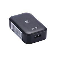 GF21 Mini GPS en tiempo Real Car Tracker WIFI + LBS Micrófono de alta definición Control de voz antipérdida Localizador de grabación Plástico GPRS