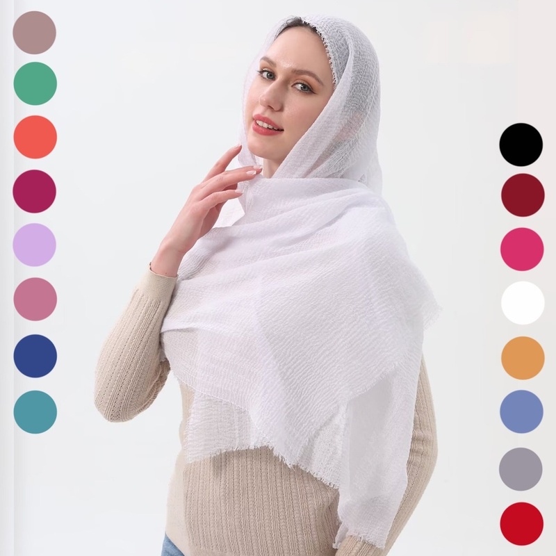 Gradient Tie Dye Chiffon Turban Hijab