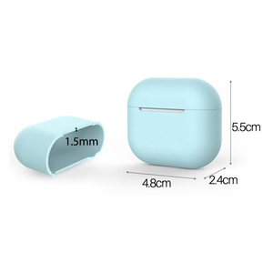 Étui officiel en silicone liquide souple 2022 pour <span class=keywords><strong>AirPods</strong></span> 3, étui de protection pour boîte de charge d'écouteurs sans fil, étui pour <span class=keywords><strong>AirPods</strong></span> 3 - Product Image 4