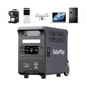 Factory Wholesale Portable 2400W/2500W/3600W Hybrid Power Station 3840Wh <b>Solar</b> <b>Generator</b> UPS MPPT Port Car - Product Image 1