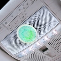 Kit d'éclairage d'ambiance 64 couleurs pour Mercedes Benz Classe E W213 2017-2023, avec haut-parleur rotatif 5D pour grille d'aération et éclairage de lecture de toit, amélioration