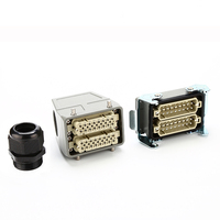 Terminales Eléctricos Automotrices SENTUO de Alta Resistencia, 32 Pines, 16A, 4KV, Macho y Hembra, con Tornillo, Resistentes al Agua, de Acero Inoxidable, IP65, 250V