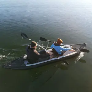 Kayak gonflable imperméable écologique Kayak gonflable à double point de chute pour 1 personne