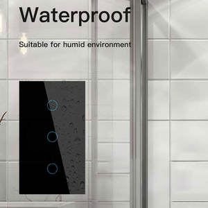 Tuya WiFi Smart Switch Berührungs sensor 1/2/3/4-Gang-Wandtastenschalter Alexa Google Home Kompatibel US Kein neutrales System Max 10A - Product Image 5