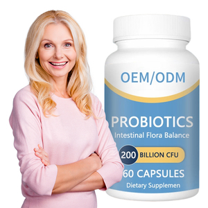 Capsules de probiotiques pour adultes, soutien de la santé digestive et immunitaire avec des comprimés de probiotiques Lactobacillus, complément alimentaire pour adultes et - Product Image 1