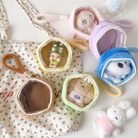 Tas Gantung Penyimpanan Mainan Bayi Bertema Kartun, Kantong Anime, Tas Boneka Anti Debu, Tas Figurine