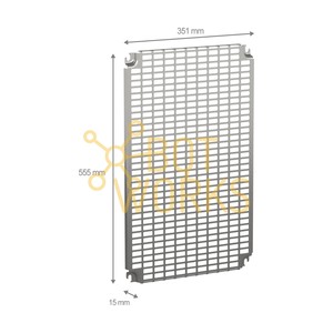 Schneider Electric NSYMR64 Support en maille d'acier inoxydable - Grille 50x50mm empilable Neuf - Product Image 1