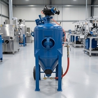 Machine de sablage automatique ZY Brand à fonctionnement simple, haute efficacité, pot de sablage abrasif