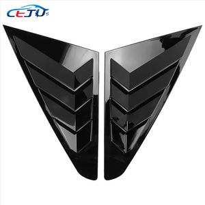 แผ่นบานเกล็ดช่องหน้าต่างด้านหลังรถยนต์<span class=keywords><strong>2</strong></span>ชิ้นฝาครอบบานเกล็ดคาร์บอนไฟเบอร์ดูอุปกรณ์เสริมภายนอกสำหรับ MG6 - Product Image 2