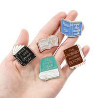 Groothandel Metal Cartoon Pin Badge Schattig Studenten Wild Book Pin Emaille Legering Broche Pin Kraag Souvenir Emaille Pins voor Kleding