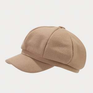 Béret pour femme automne-hiver, style newsboy, petit octogonal, chaud, 8 panneaux - Product Image 5