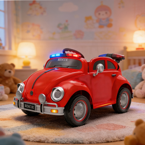 Auto Eléctrico para Niños, Auto de Cuatro Ruedas, Auto Todoterreno Tipo Beetle, Auto con Asiento para Niños, Auto Infantil Recargable con Control Remoto - Product Image 3