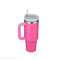 Gobelet isotherme classique à double paroi en acier inoxydable avec poignée, isolation de 6 à 12 heures, pour le camping, grande capacité