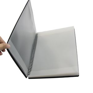 Formato lettera A4 su entrambi i lati Display del punteggio del pianoforte libro rilegatura a spirale copertina smerigliata di grande capacità cartella per fogli musicali per musicisti - Product Image 2
