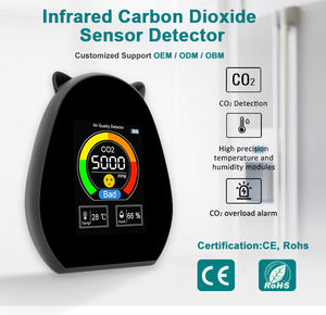 <span class=keywords><strong>Medidor</strong></span> de <span class=keywords><strong>CO2</strong></span> con Pantalla LED al por Mayor, Aprobado por la CE en 2022, Monitor de <span class=keywords><strong>CO2</strong></span> con Temperatura y Humedad NDIR, Detector de Calidad del Aire para Hospitales - Product Image 2