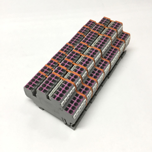 Lot de 26 borniers double-plateau PLC 870-508, à connexion interne, 24A, 500V, pour produit sous garantie - Product Image 1