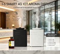 Diffuseur d'arômes intelligent grande capacité 500 ml, contrôle par application HVAC, diffuseur de parfum sans eau pour hôtel, usage commercial, directement de l'usine