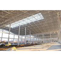 Pièces structurelles en acier galvanisé préfabriquées en usine, poutre de toit en acier pour atelier, pour entrepôt