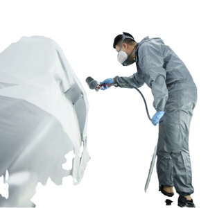 Combinaison de pulvérisation en polyester respirant Combinaison de peinture automobile <span class=keywords><strong>antistatique</strong></span> Peinture réutilisable Polyester dans l'ensemble - Product Image 1