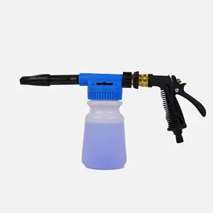 Mini pulverizador de espuma de nieve ajustable, pistola de lavado de coche de baja presión, lanza de limpieza, 2021, 1L