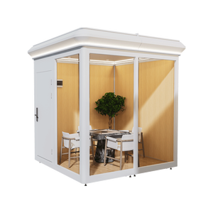 Kiosque modulaire élégant aux coins arrondis, stand de hot-dogs gastronomique, cabine préfabriquée, <span class=keywords><strong>cinéma</strong></span> en plein air, snack-bar, cabine mobile - Product Image 3