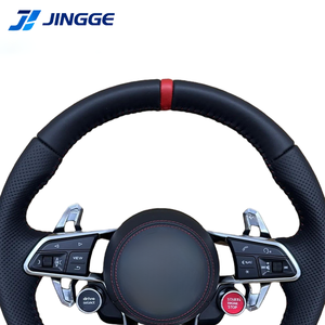 Volante Deportivo de Fibra de Carbono y Cuero Completo de Diseño Personalizado para Audi A3 RS6 A7 RS4 TTRS RS5 RS7 RS3-7 Serie B9 6 - Product Image 4