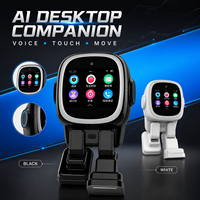 Desktop-KI-Roboter mit Berührungsinteraktion und Videoanruffunktion Erhältlich in Schwarz oder Weiß Ideales Weihnachtsgeschenk für Kinder
