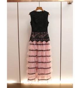 Bettergirl 2025 nouvelle <span class=keywords><strong>robe</strong></span> de gâteau longue en <span class=keywords><strong>dentelle</strong></span> de style princesse de style français - Product Image 1